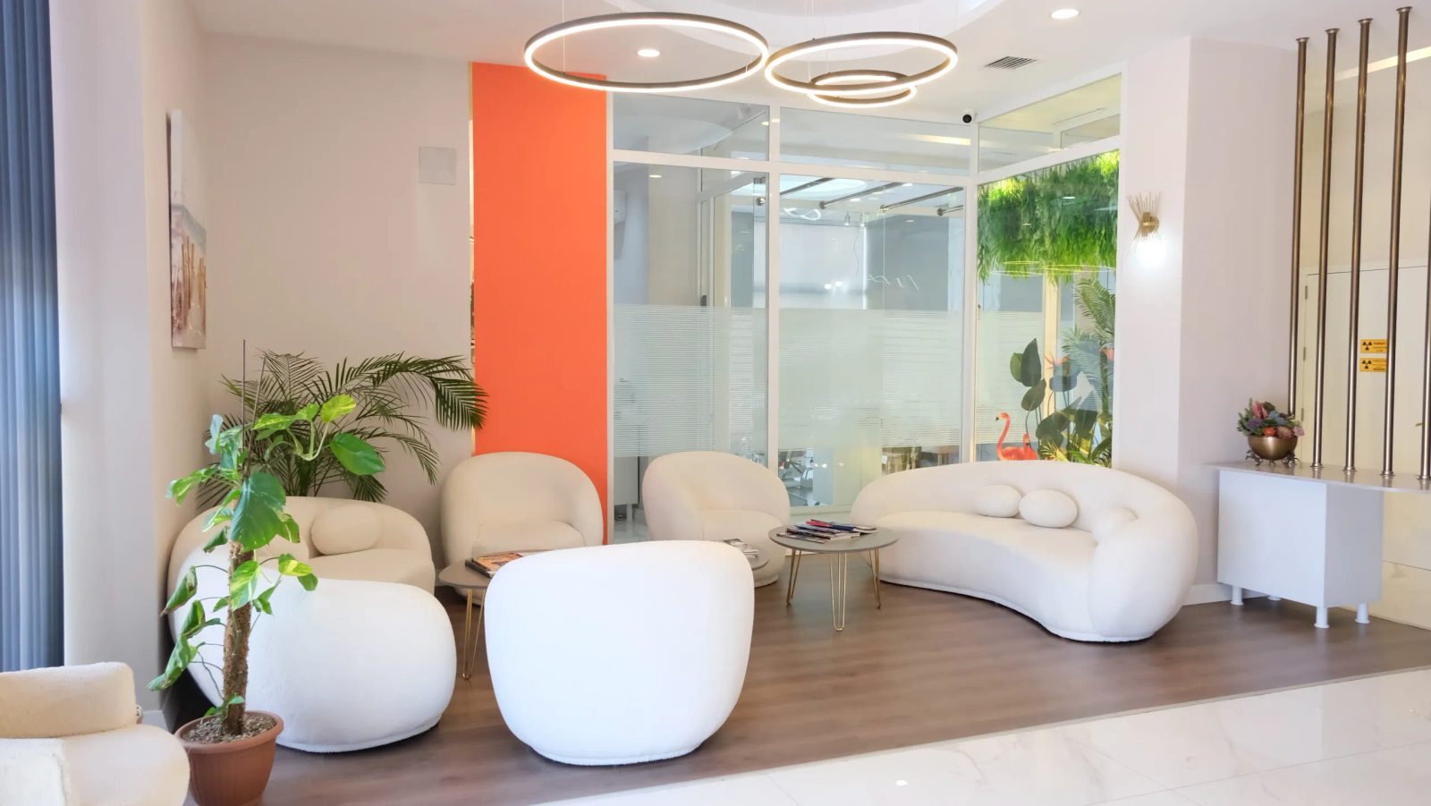Waiting area of DesignerDent Clinic
