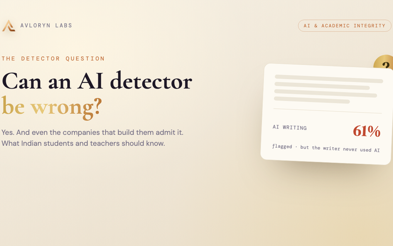 Can an AI Detector Be Wrong? Even Turnitin Says Yes (2026)