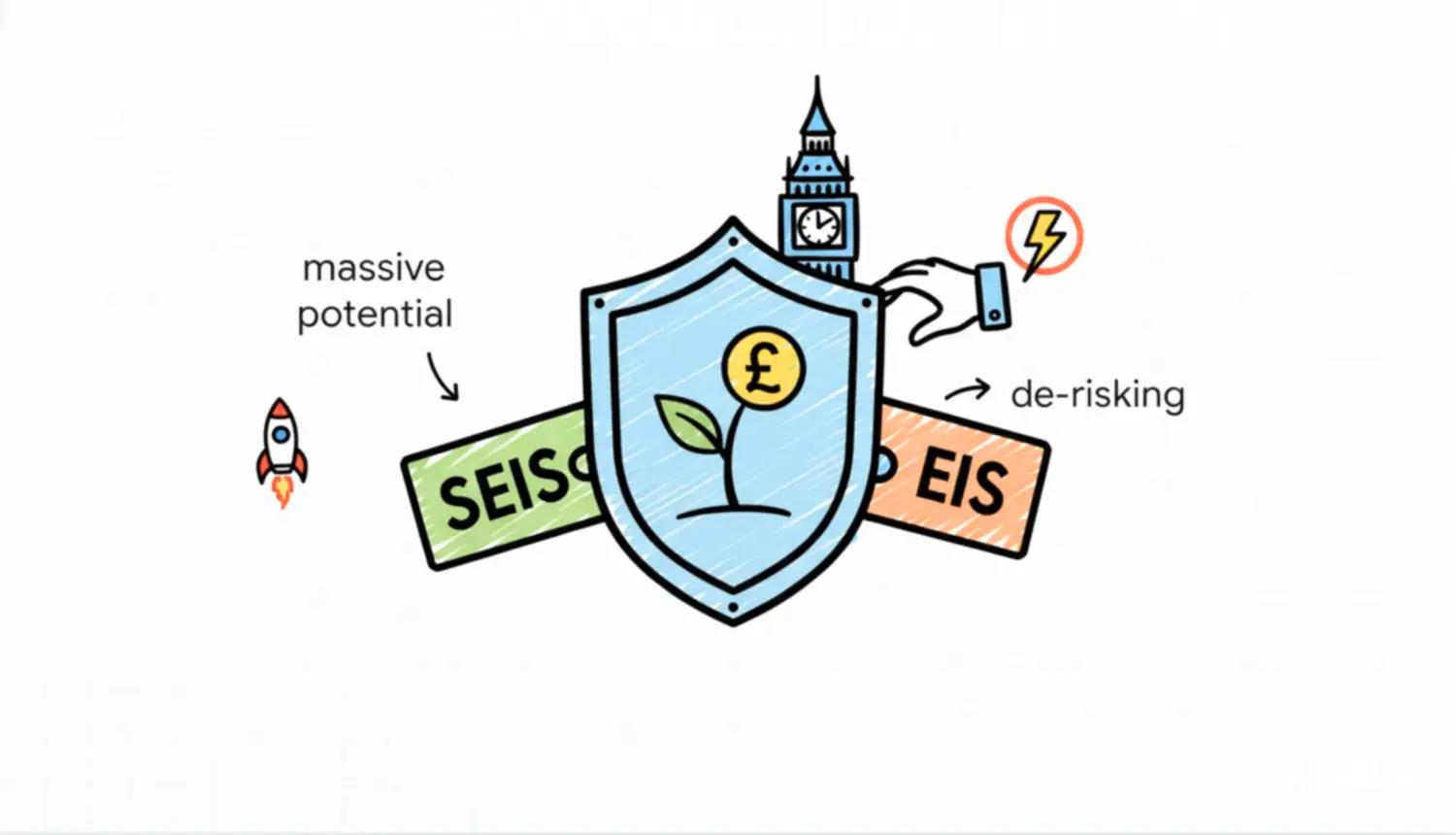 Image of SEIS and EIS with signs showing the difference 