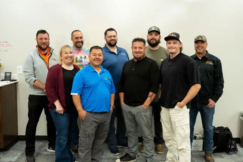 Roof Rescue Project Management and Sales Team