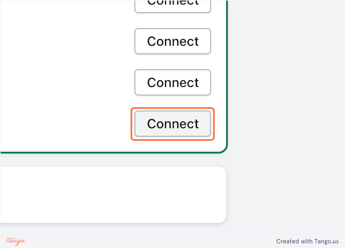 Click on Connect