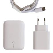Travel pouch, charger and USB-C cable