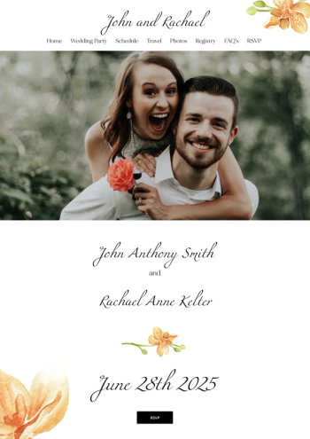 A beautiful website design - 'Summer'