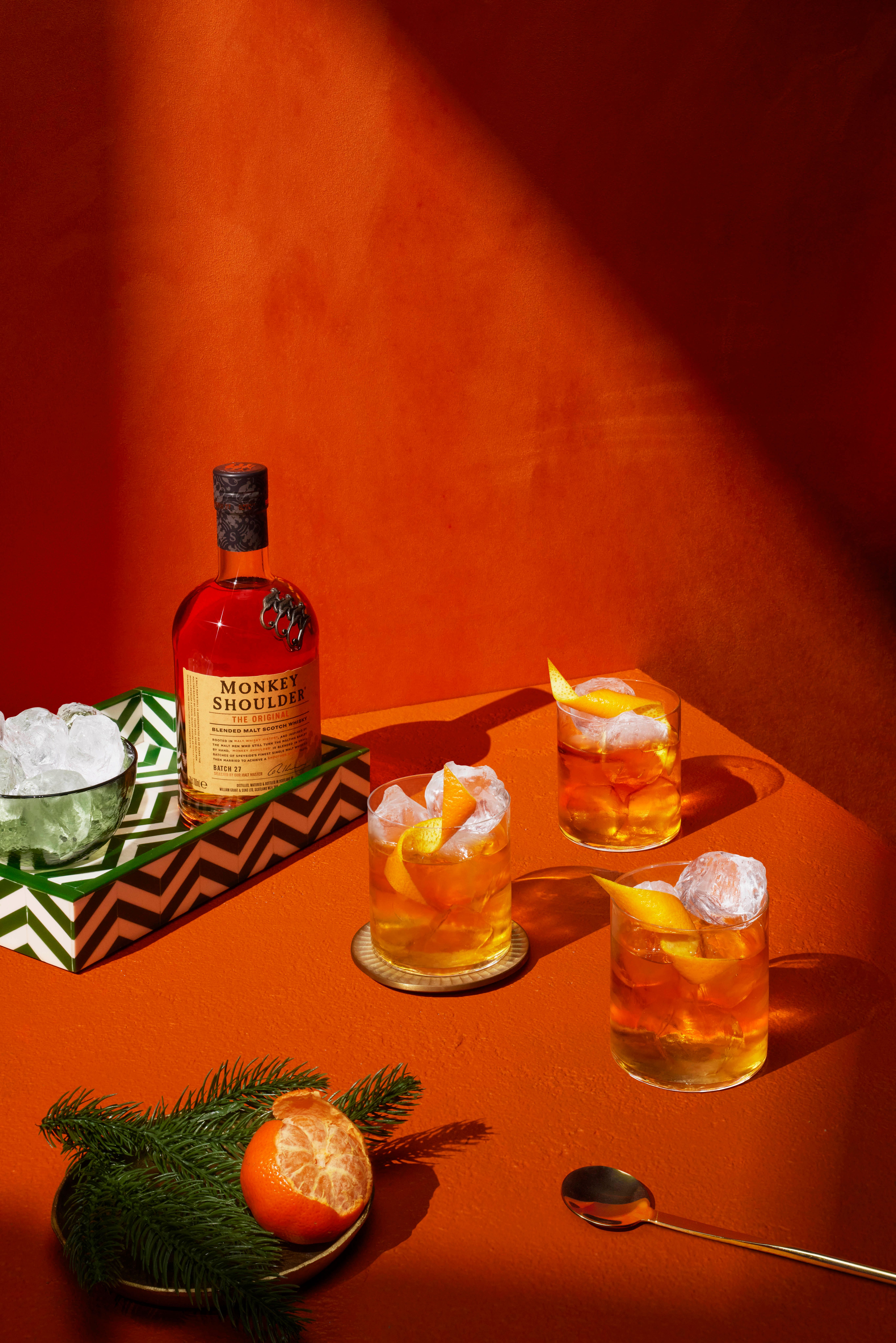 Monkey Shoulder & The Sexton セット 2 Bottles Monkey Shoulder Gift Pack Jenga Set