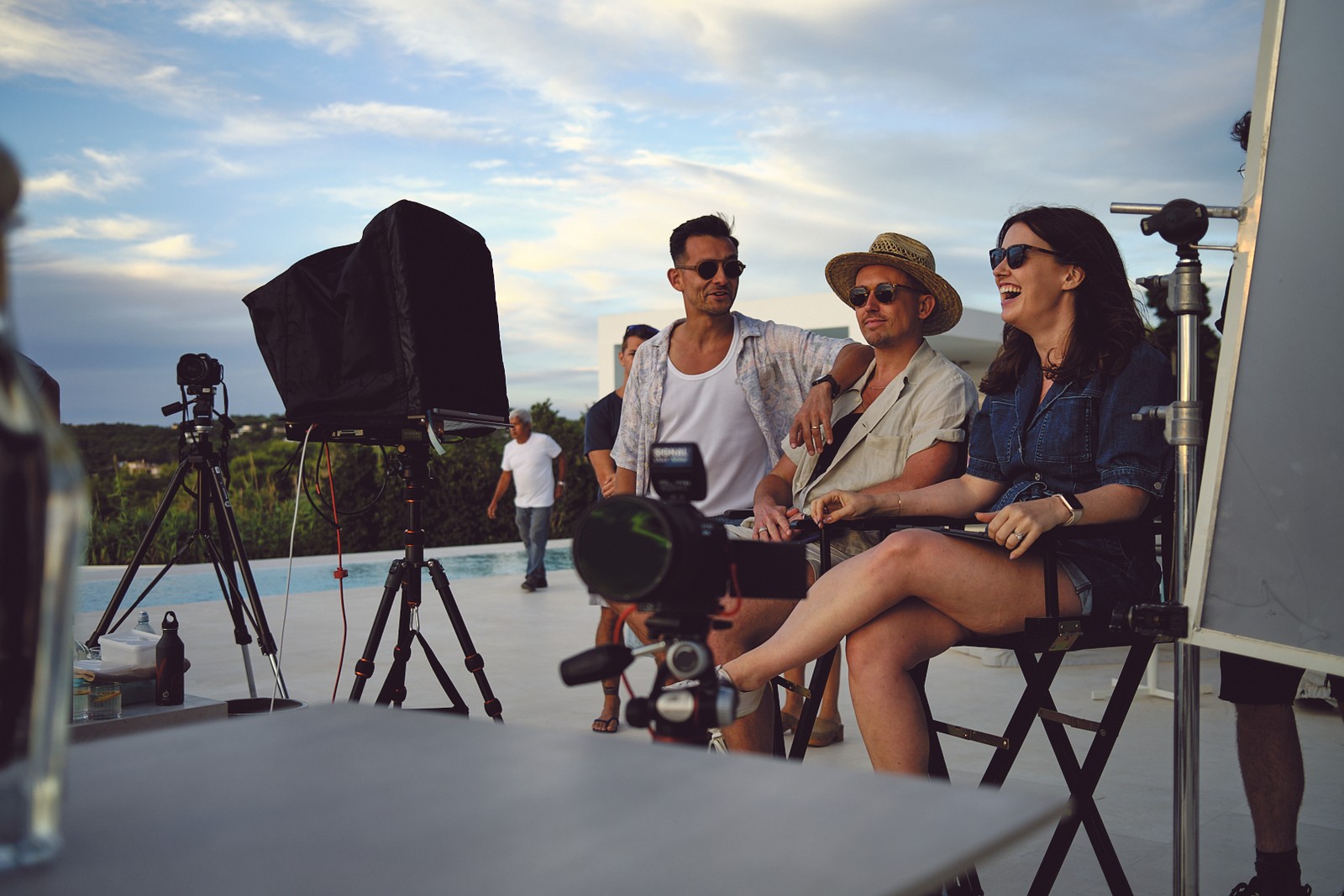 Behind the scenes: Jason Bailey capturing Patron’s latest campaign on location in Ibiza, Spain.