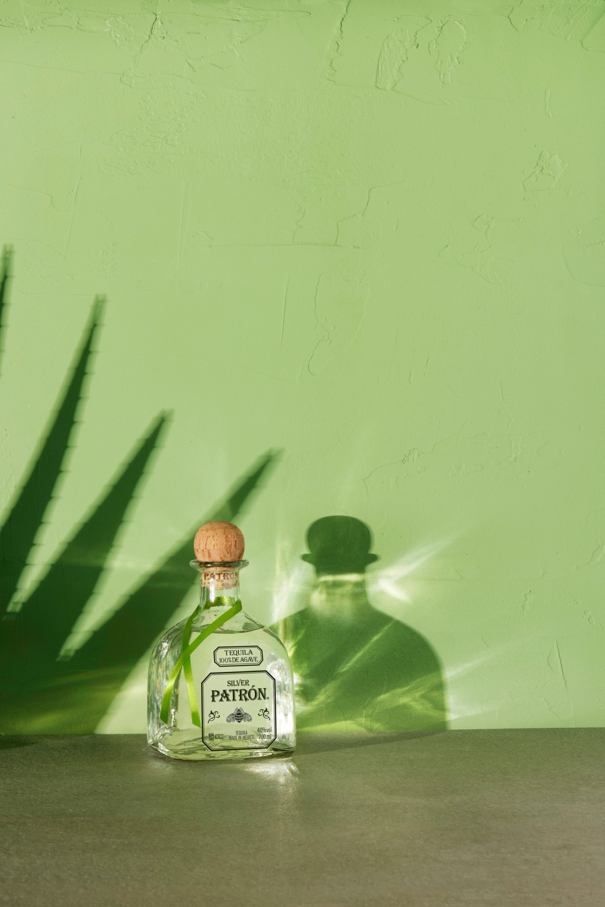 Patron Silver in a custom-built Mexican-inspired set photographed by Jason Bailey Studio