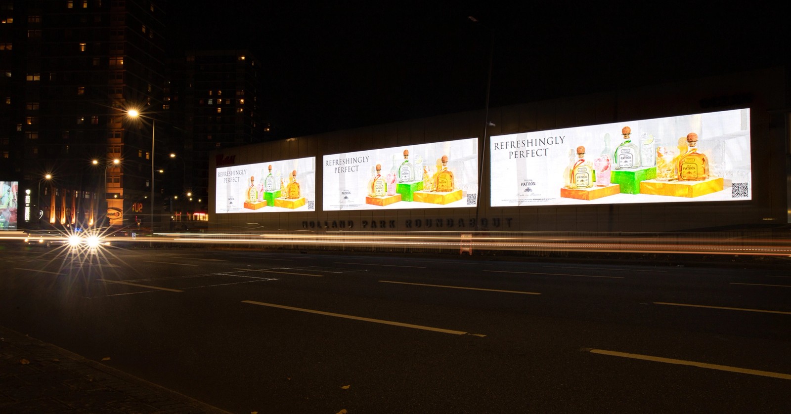 A trio of billboards for Patron Tequila by award winning Drinks Photographer Jason Bailey Studio London