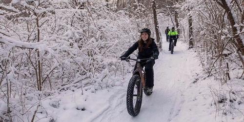 Fat tire biking