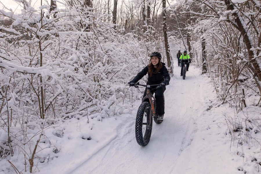 Fat tire biking
