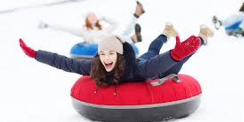 Inner tube sledding