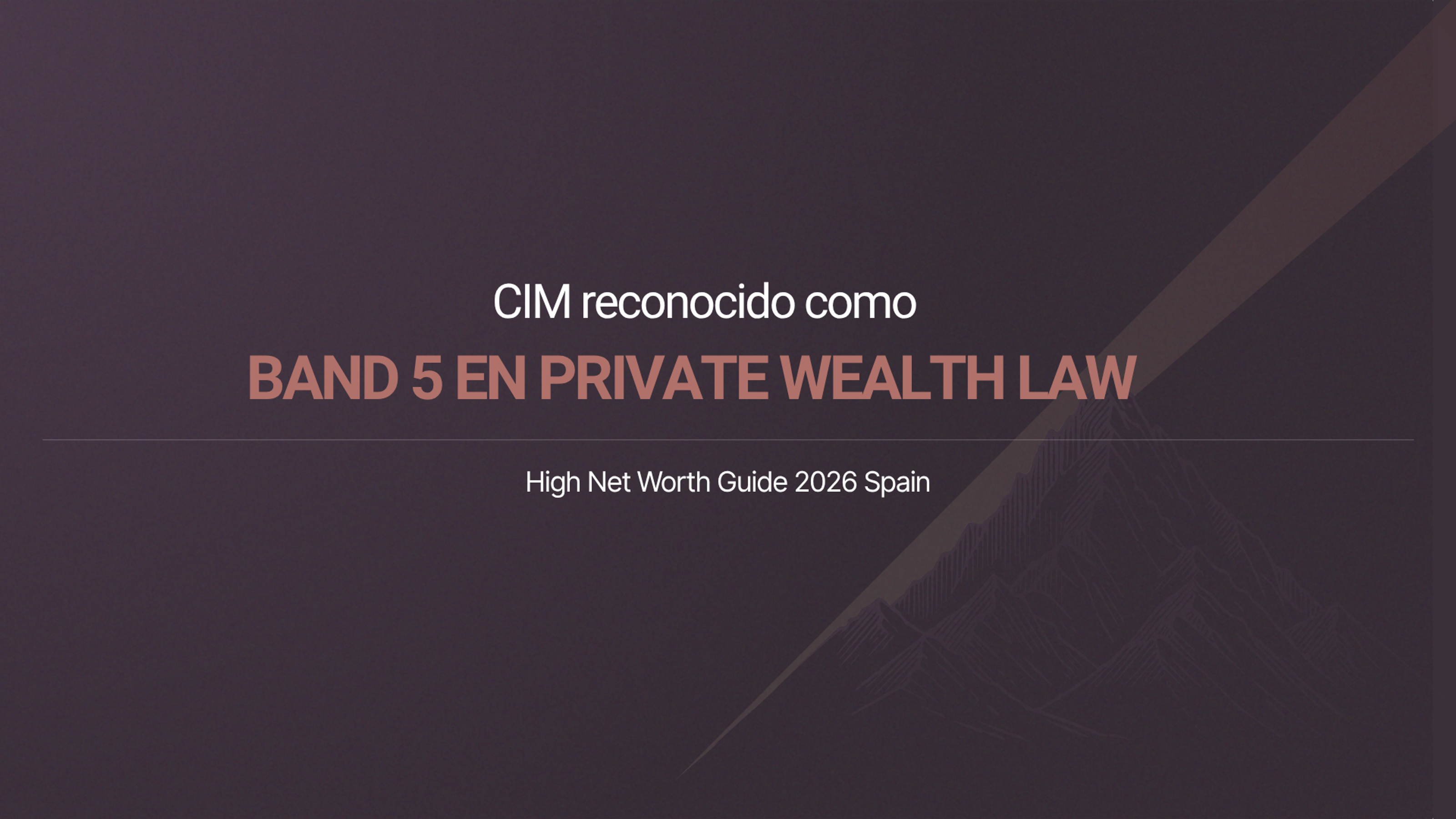 Cim tax & Legal High Net Worth Guide