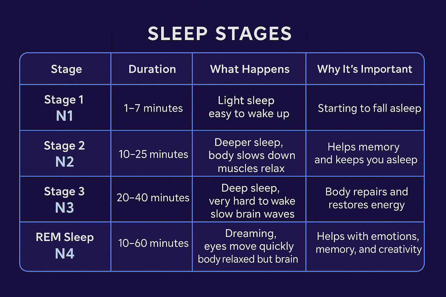 sleep stages