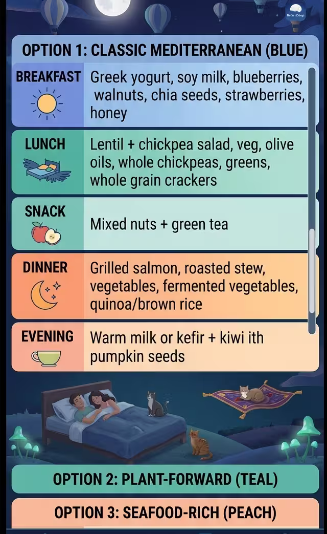 What to Eat: A Realistic Sleep-friendly Day