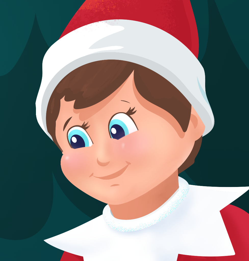 The elf on the shelf, Captain, smiling