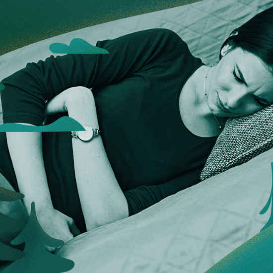 Sleeping with Stomach Pain