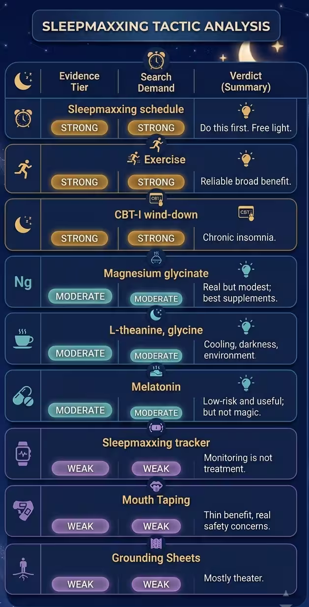 sleepmaxxing tactics