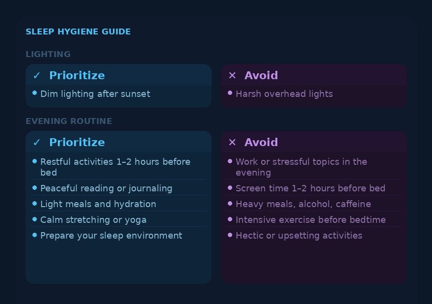 Better Bedtime routine