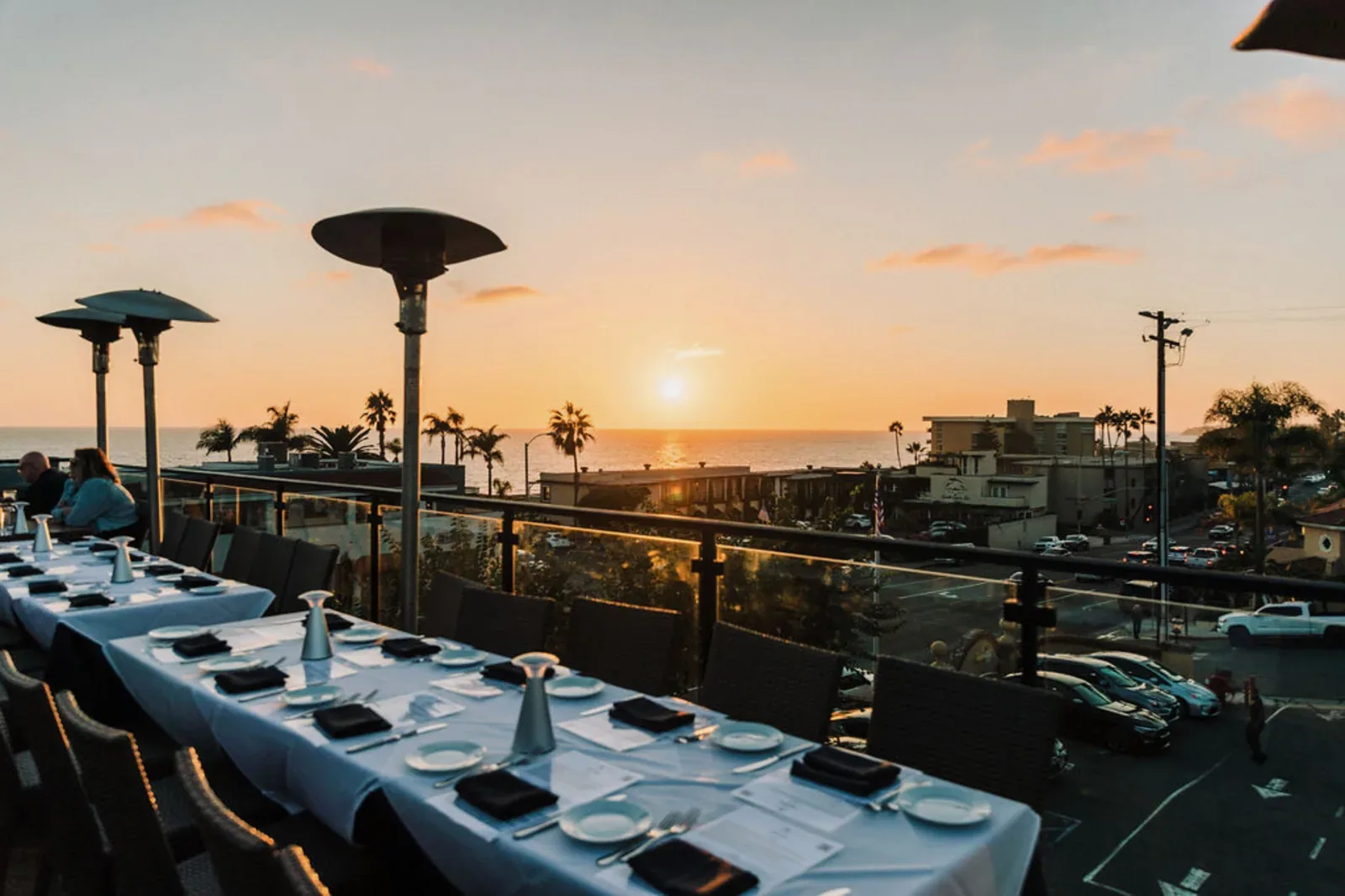 Veranda Rooftop dining with Pacific views at Mozambique