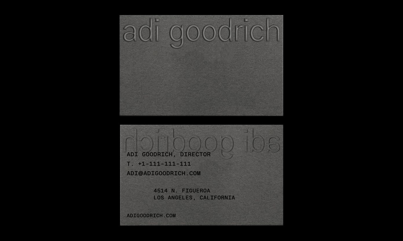 Adi Goodrich card