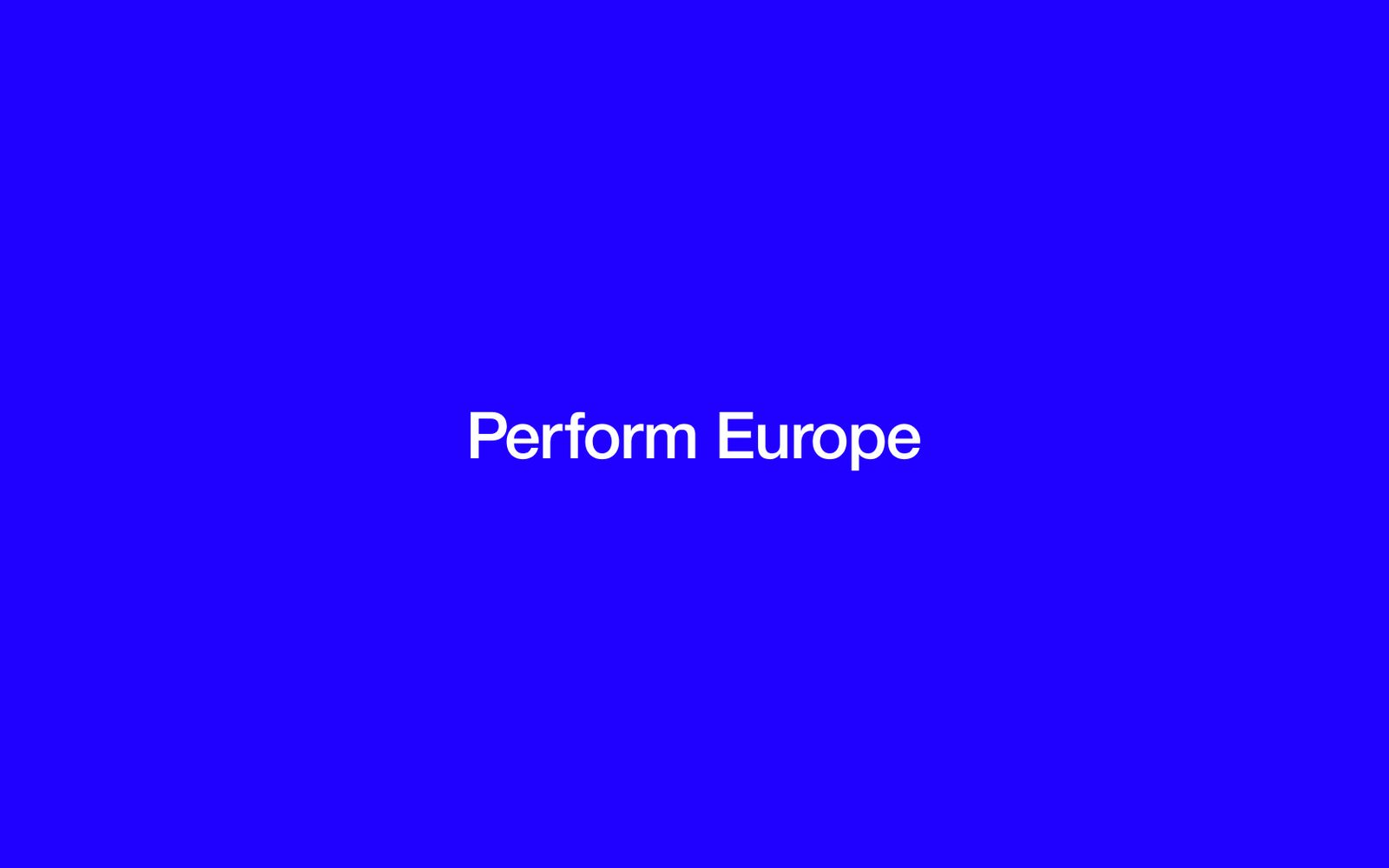 Perform Europe