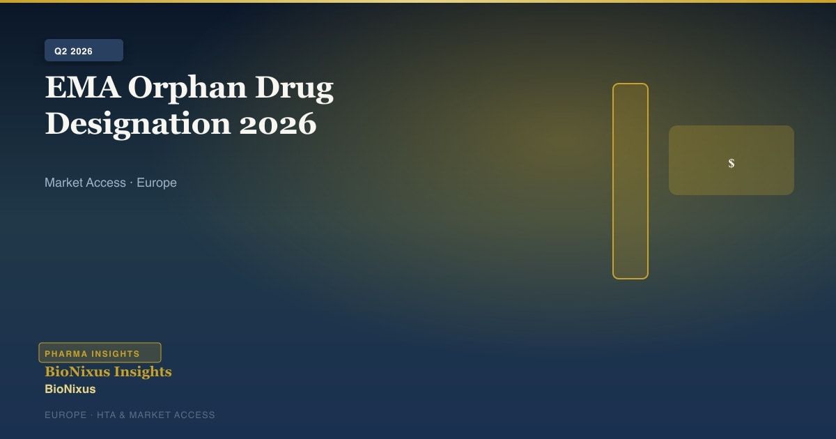 EMA Orphan Drug Designation 2026: Complete Guide to European Rare Disease Regulatory Pathway