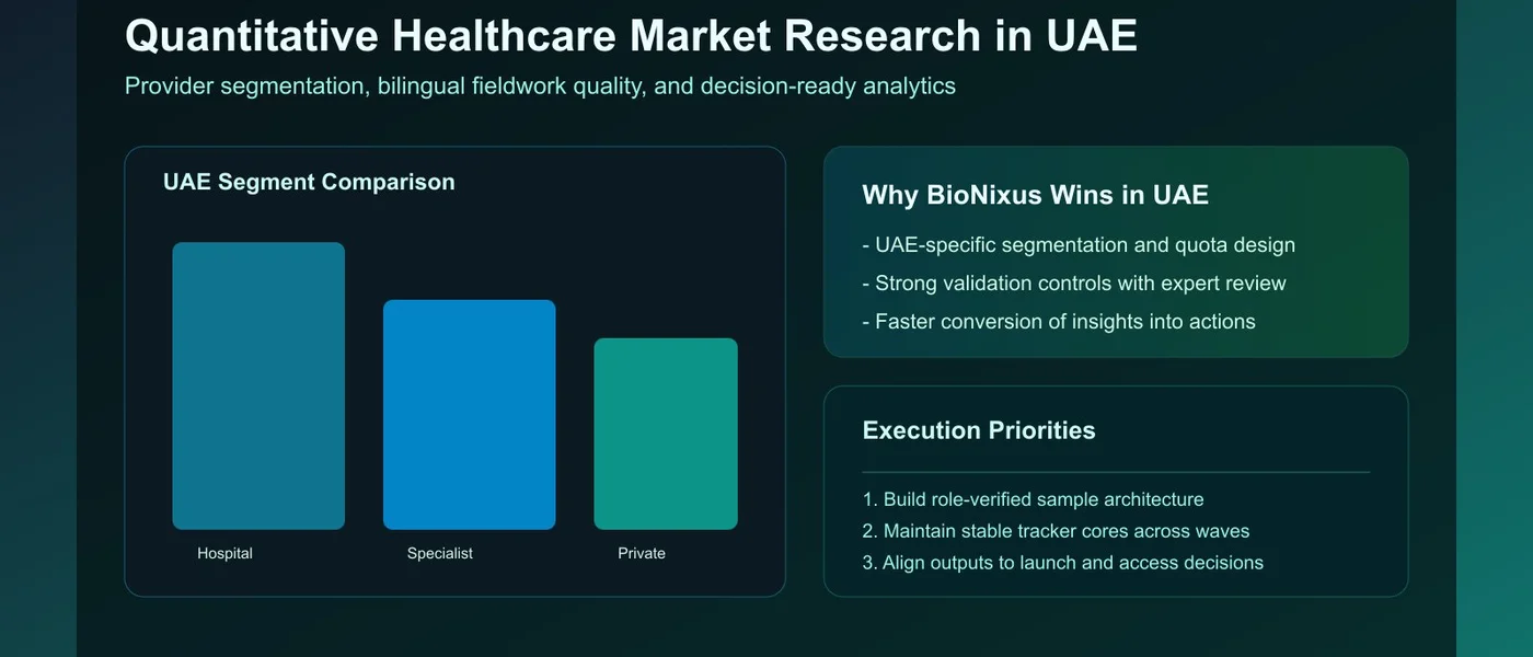 Quantitative Healthcare Market Research in UAE: Methodology and Execution Guide Quantitative Healthcare Market Research in UAE: Methodology and Execution Guide