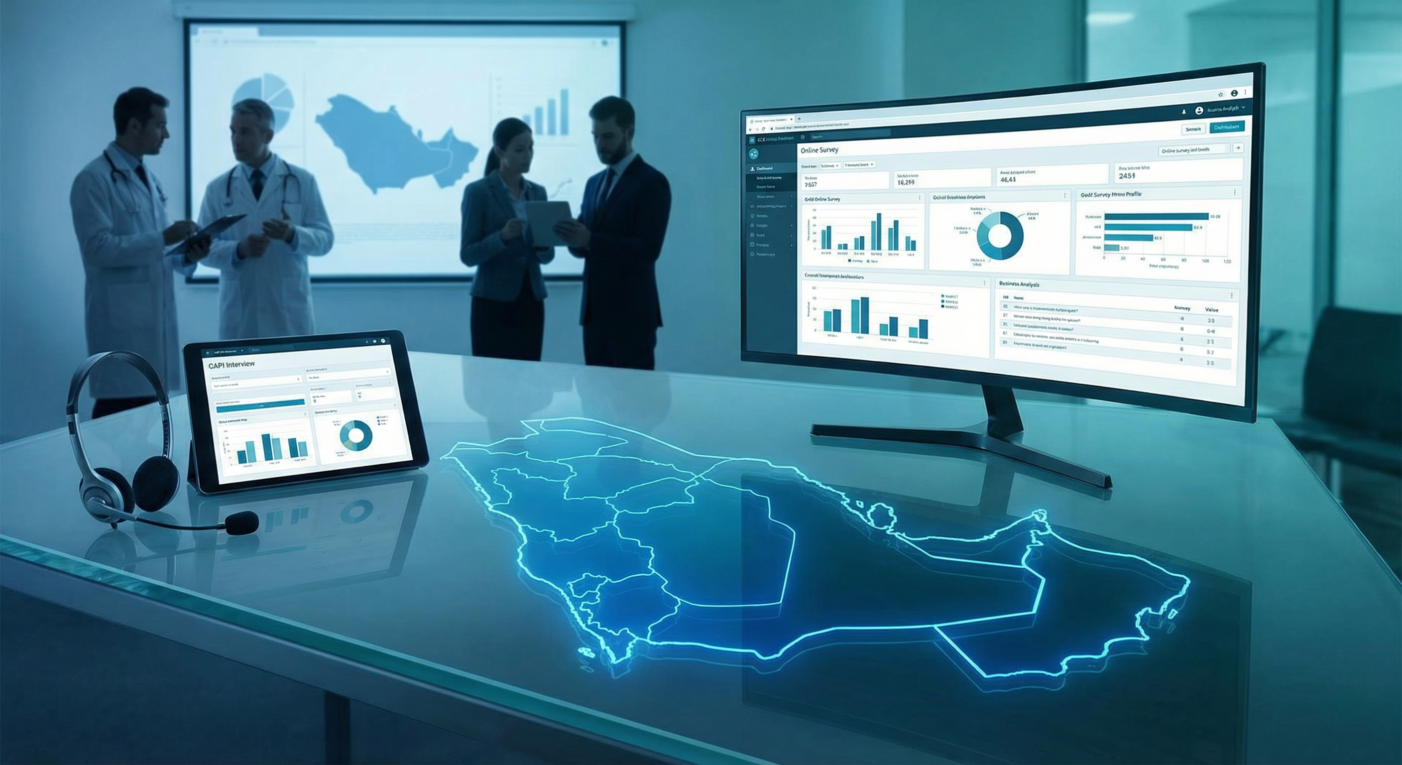 Healthcare Market Research Methodologies: CATI vs CAPI vs Online in GCC