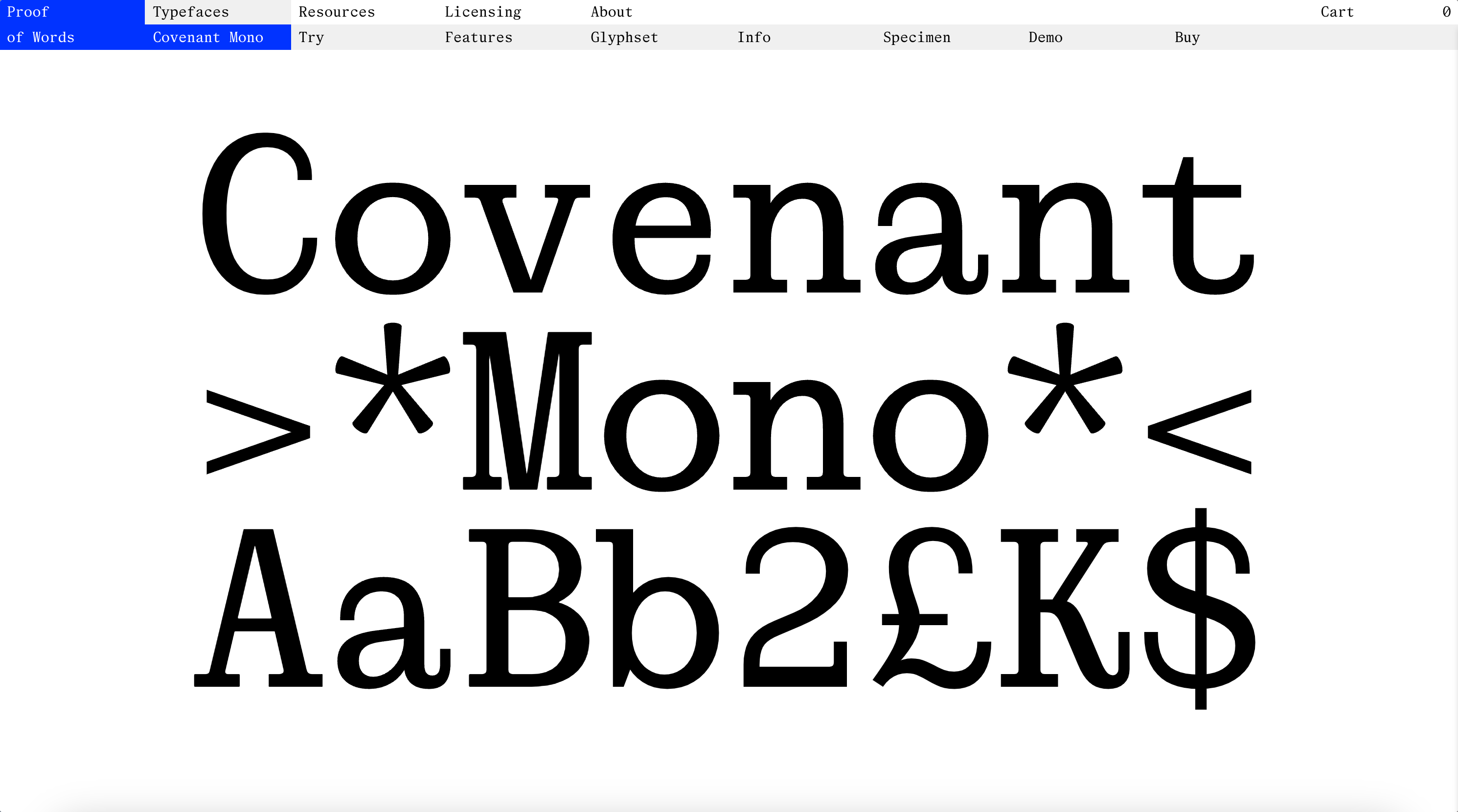PoW Covenant Mono → Proof of Words