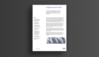 SingleStoreDB Self-Managed with IBM
