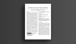Cloud-Native Transactions and Analytics in SingleStore