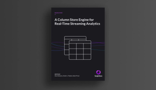 A Column Store Engine for Real-Time Streaming Analytics