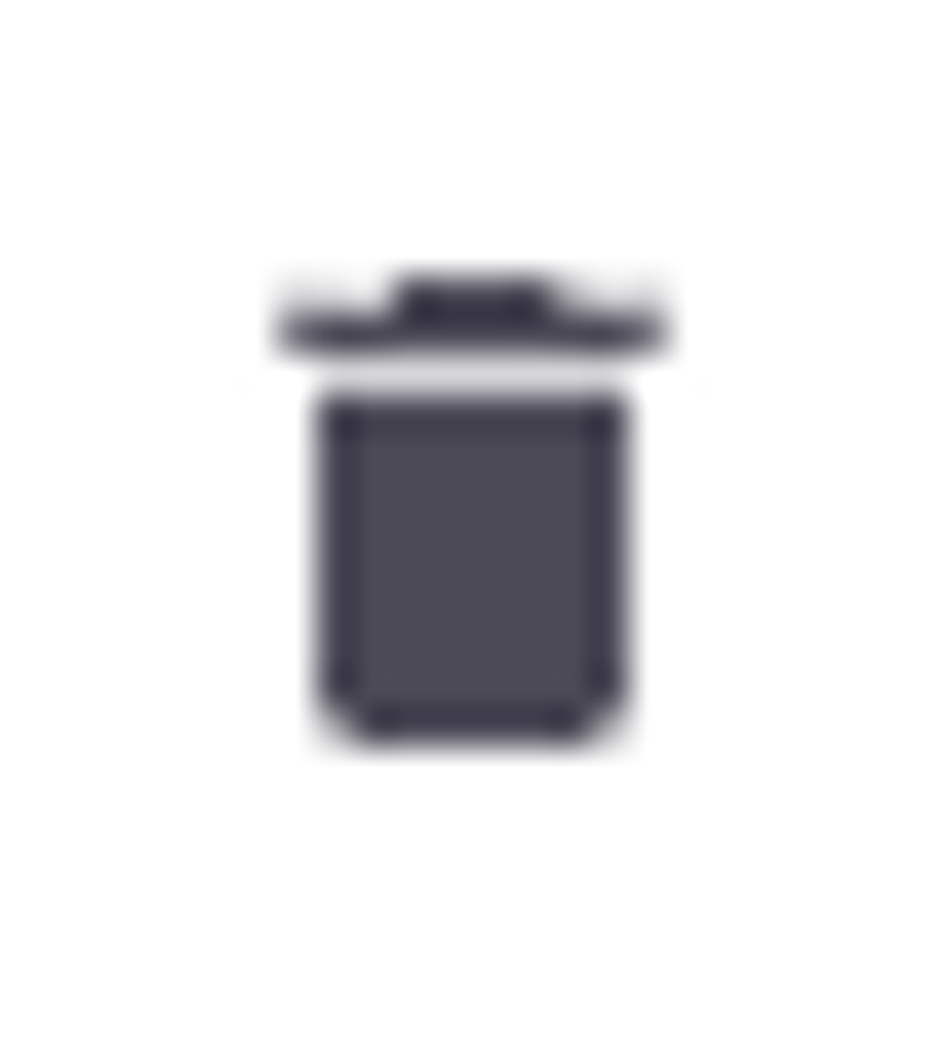 Trash Can icon for Delete.