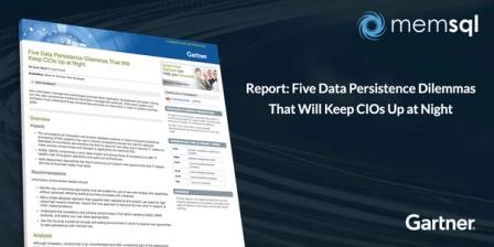 Five Data Persistence Dilemmas CIOs Will Face