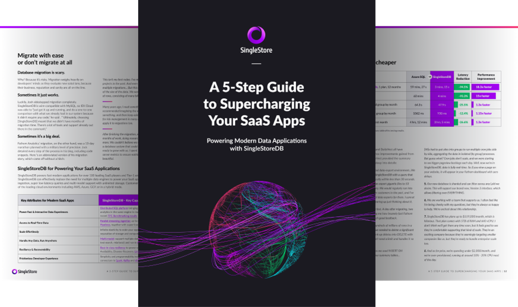 Powering Modern Data Applications with SingleStoreDB