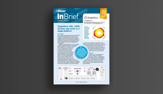Bloor Research: SQL, JSON, full text, and vector in a single platform