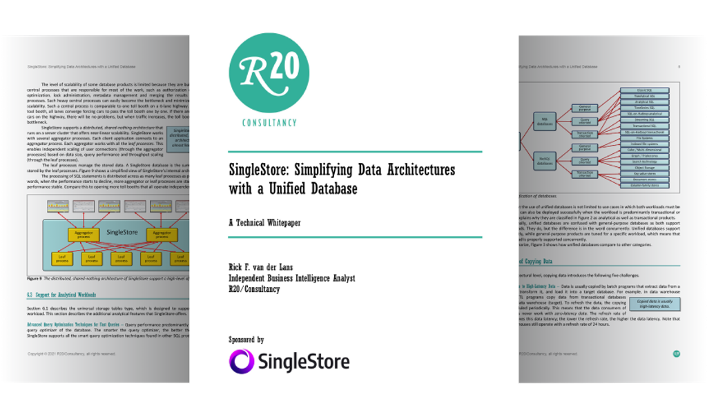 Ebook Preview - Simplifying Data Architectures with a Unified Database