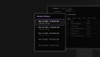 Introducing Notebook Version History: Your Safety Net for Experimentation