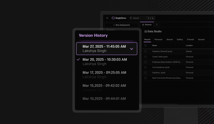 Introducing Notebook Version History: Your Safety Net for Experimentation