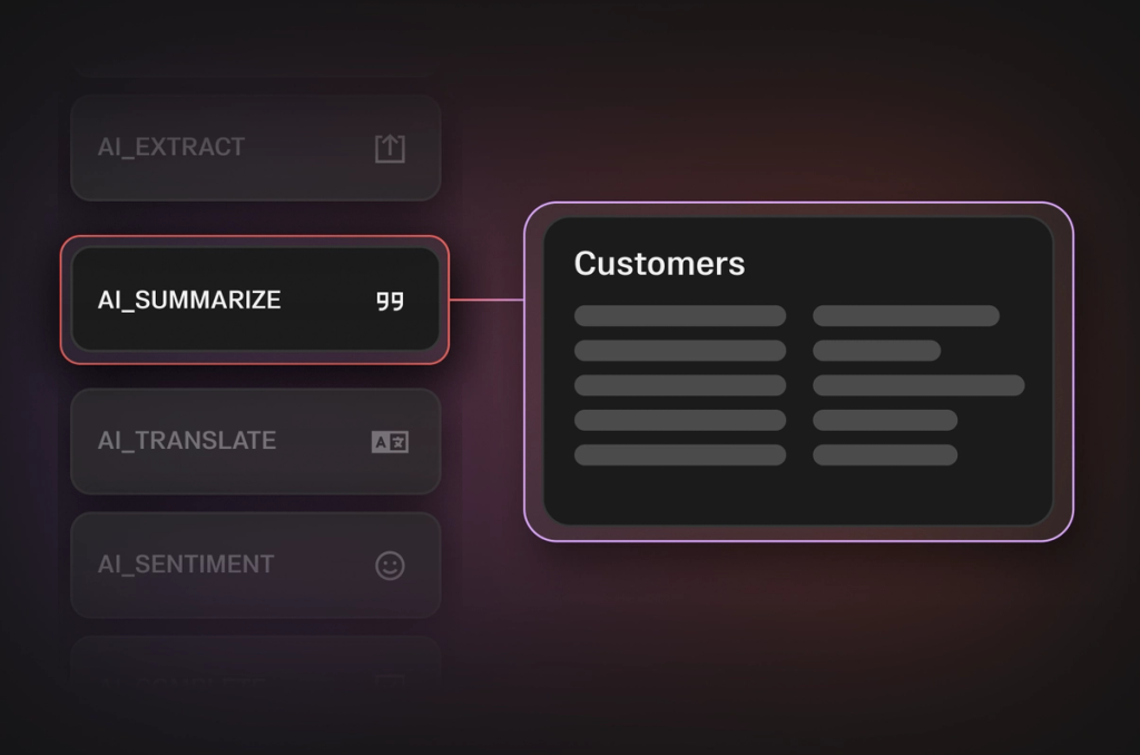 SQL-native AI