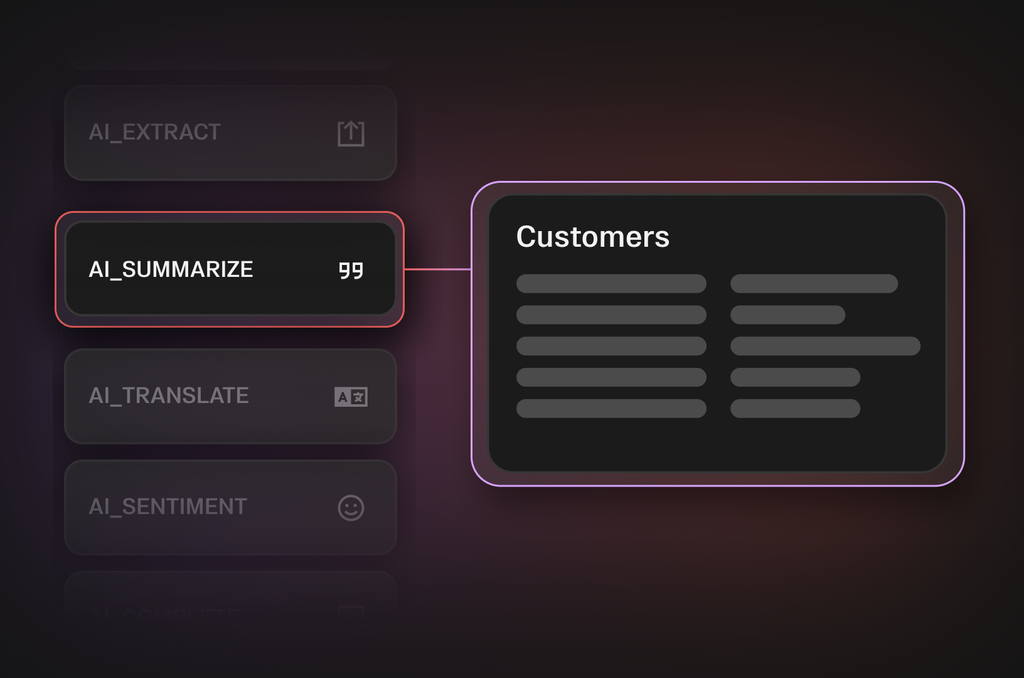 SQL-native AI