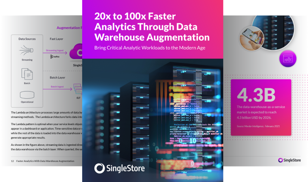 20x to 100x Faster Analytics Through Data Warehouse Augmentation Preview