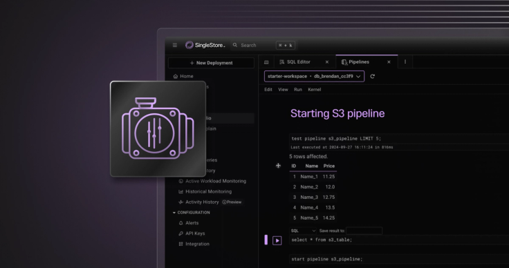 Pipeline Tuning with Engine Variables