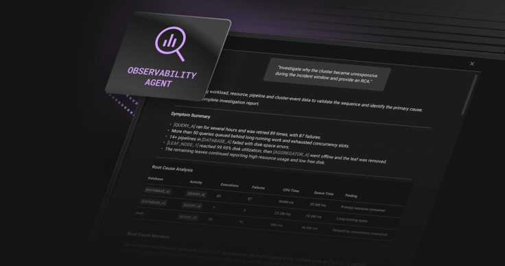 Introducing Observability Agent: Gets you from symptom to cause in minutes