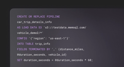 Fast ingestion example
