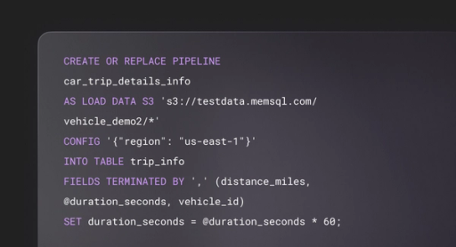 Fast ingestion example