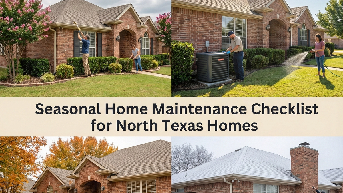 Homeowner performing seasonal maintenance inspection on electrical panel and HVAC system in Dallas-Fort Worth luxury home