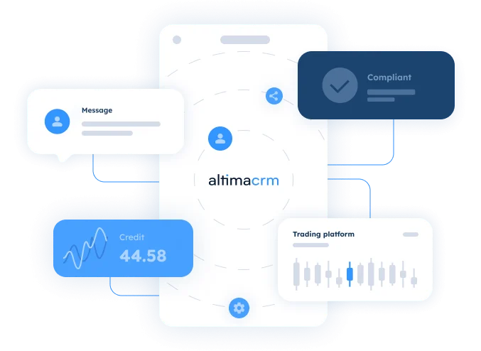 Mobile-accessible CRM platform allowing traders to deposit funds, track trades, and communicate in real time