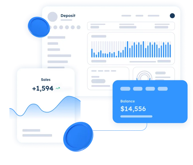 Sales CRM dashboard with lead routing and automation