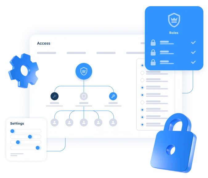 Platform enabling full client management with KYC verification, activity tracking, and role-based access