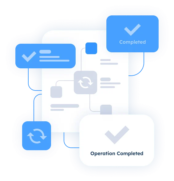 Platform automating business workflows with task completion tracking and reduced manual intervention